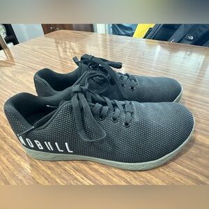 NOBULL Superfabric Trainer Training Shoe Unisex Size US M8.5/W10 Black gum sole